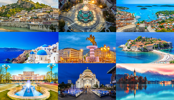 Balkan Peninsula 10 Countries
